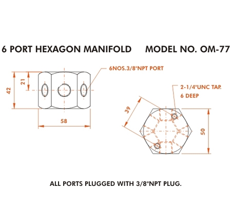 6-Port-hexagon-table