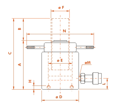 Single-acting-lock-nut-load-return-diagram1